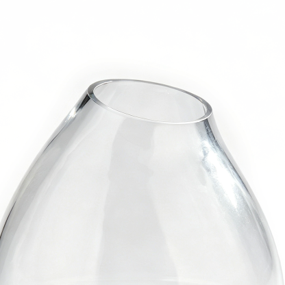 95106	 D10"H10" - GLASS VASE