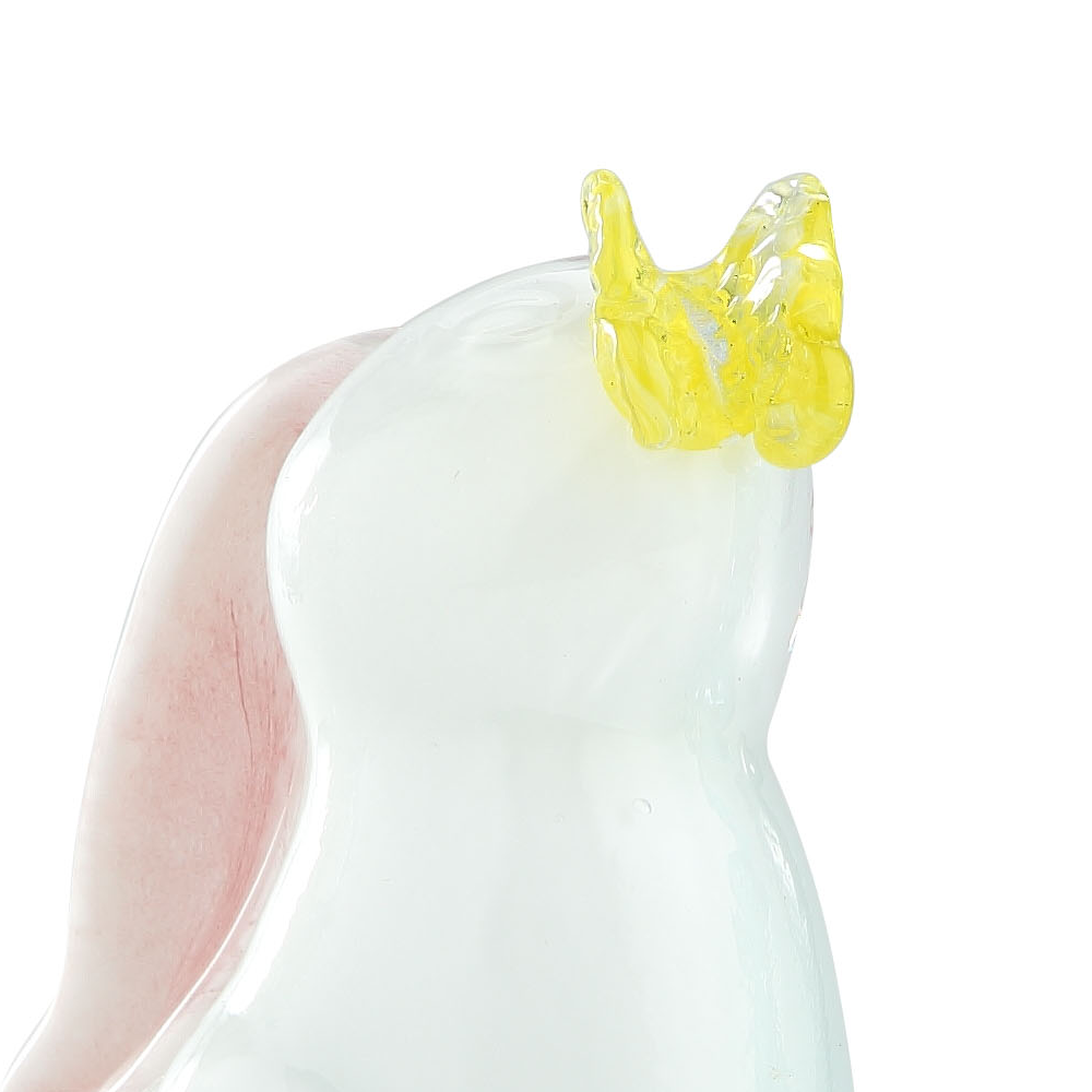 A30055ASST	 L:4"W:3.5"H:7" 3ASST COLORS GLASS EASTER RABBIET 4SETS/CASE