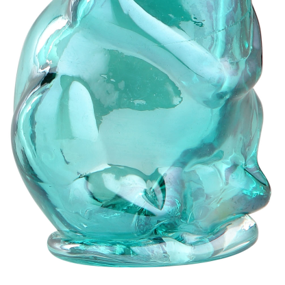 A30055ASST	 L:4"W:3.5"H:7" 3ASST COLORS GLASS EASTER RABBIET 4SETS/CASE