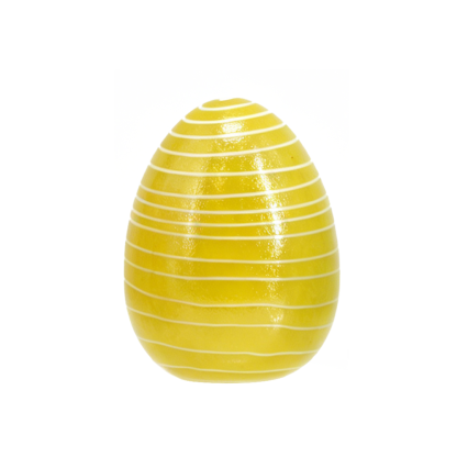 A30114ASST	 H:6" D:4.5" 3ASST COLORS GLASS EASTER EGG 4SETS/CASE