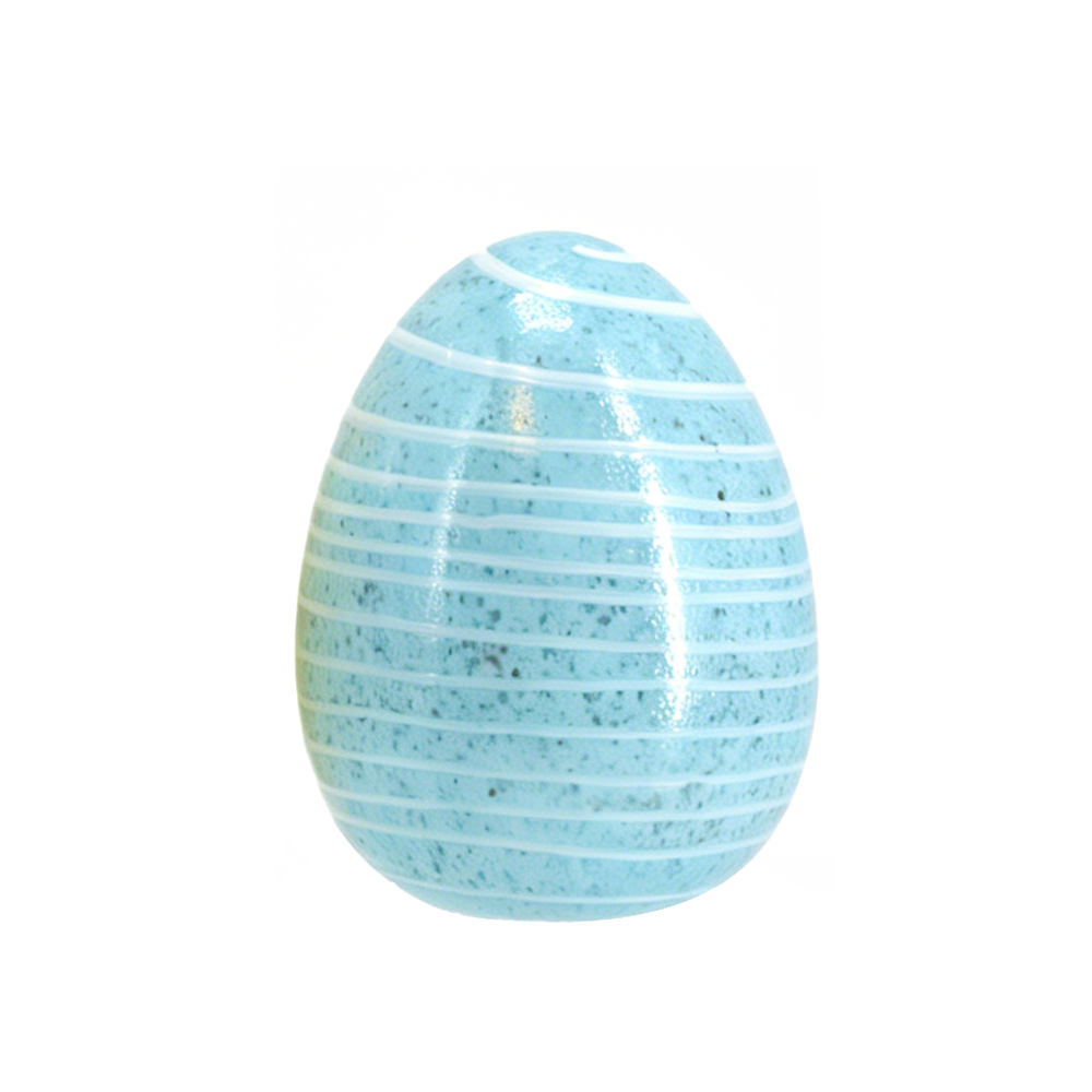 A30114ASST	 H:6" D:4.5" 3ASST COLORS GLASS EASTER EGG 4SETS/CASE