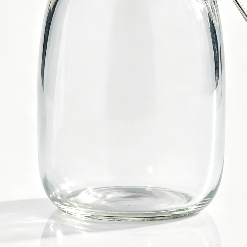 A58090	 D4.5"H6.5" - GLASS JAR WITH #1 STICKER