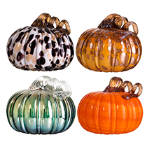 H:5.5" D:5.5" 4ASST COLORS HALLOWEEN PUMPKIN 2SETS/CASE