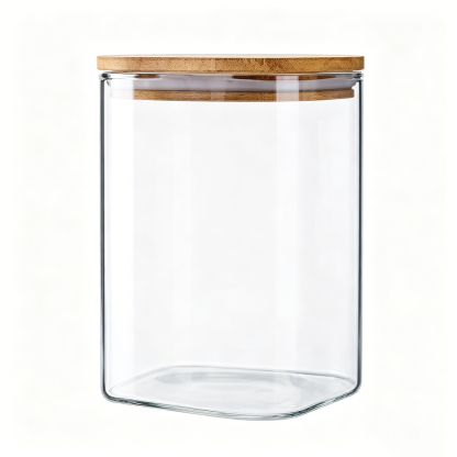 A86139	 *D3.94"H5.51" - GLASS JAR WITH LID