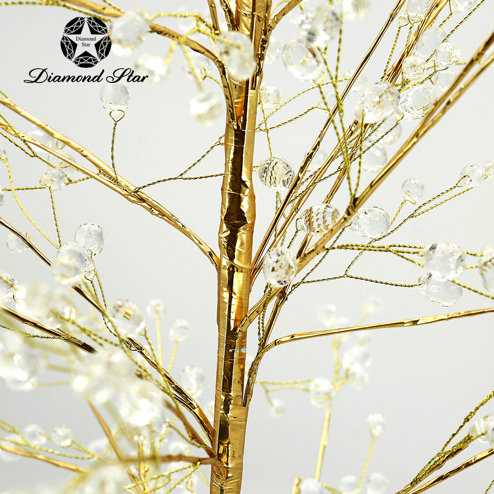 31269-2	 *L16.5" - CRYSTAL CHRISTMAS TREE TABLETOP