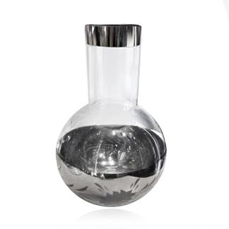 DS0022	 D5.9"H9.1" - GLASS VASE