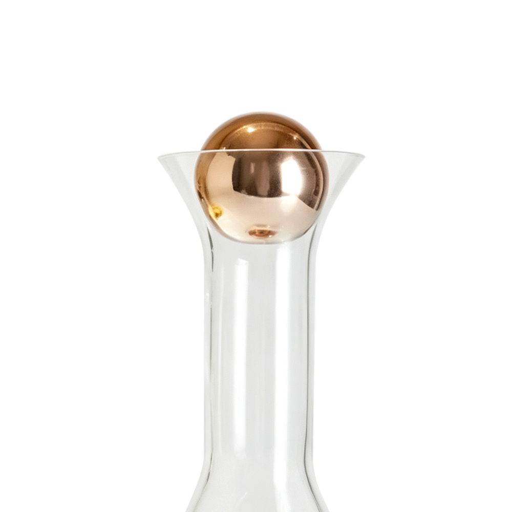 DS0194	 D6.7"H10.8" - GLASS DECANTER
