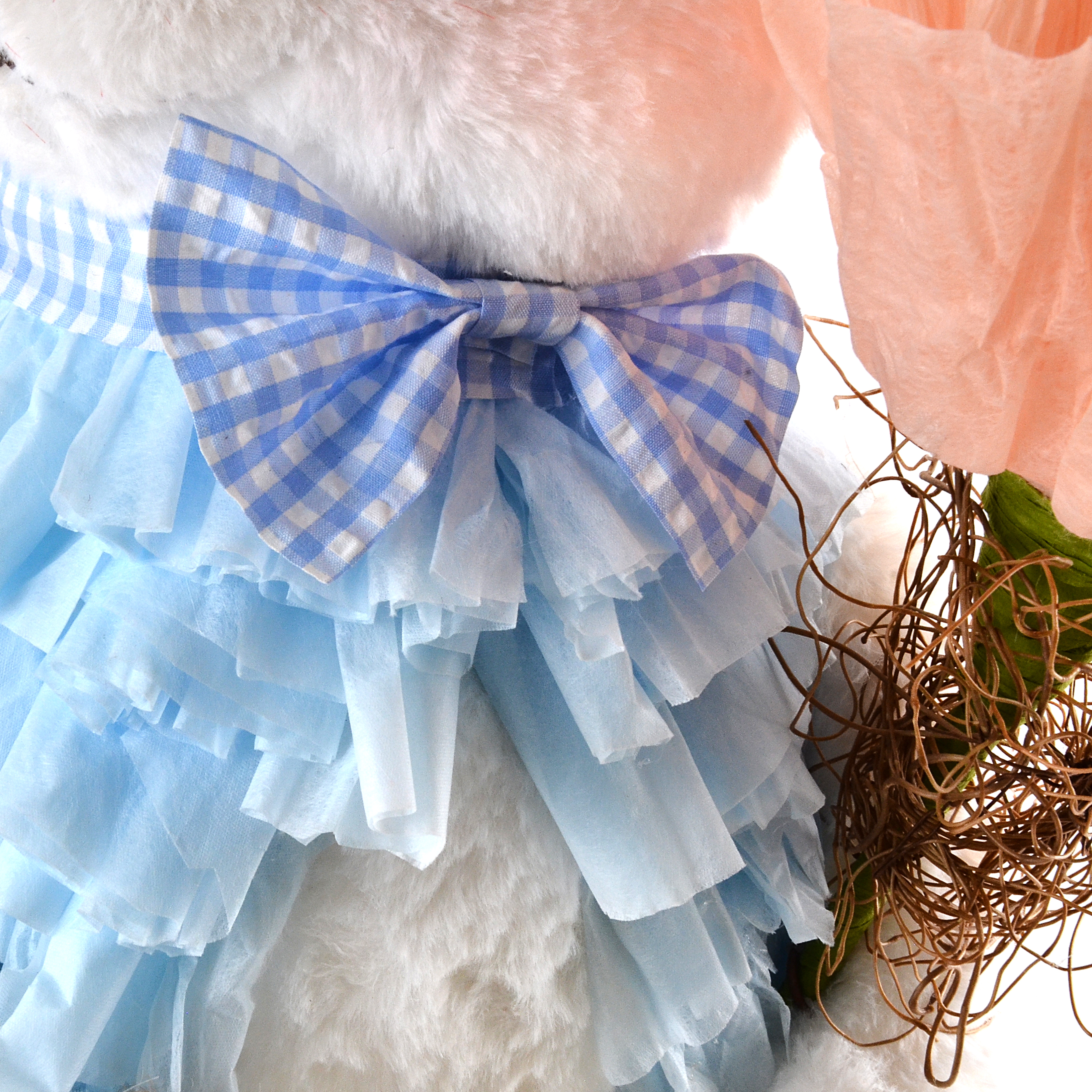 NE01005A2	 L9.45"W13.78H32.3" - EASTER RABBIT