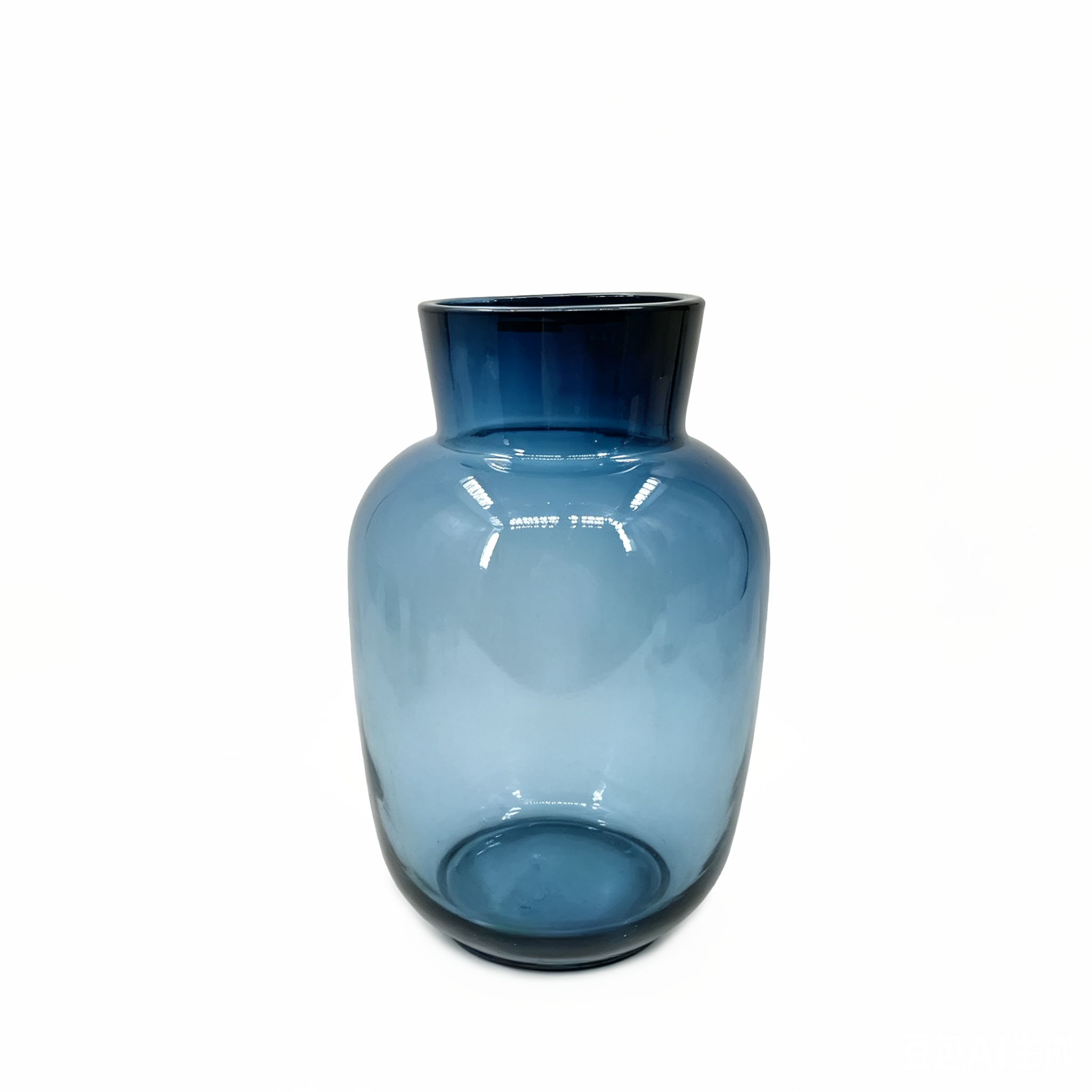 GA01041BL	 D6.3''H13.8''GLASS VASE4PCS/CASE