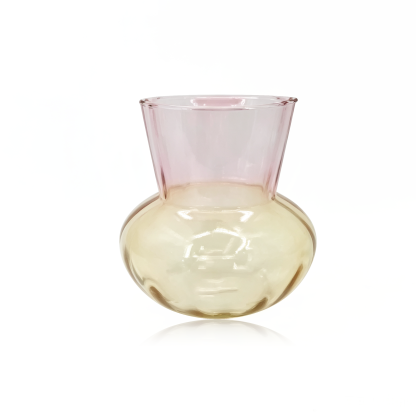 GA01047MT	 D7.5''H10.2''GLASS VASE4PCS/CASE