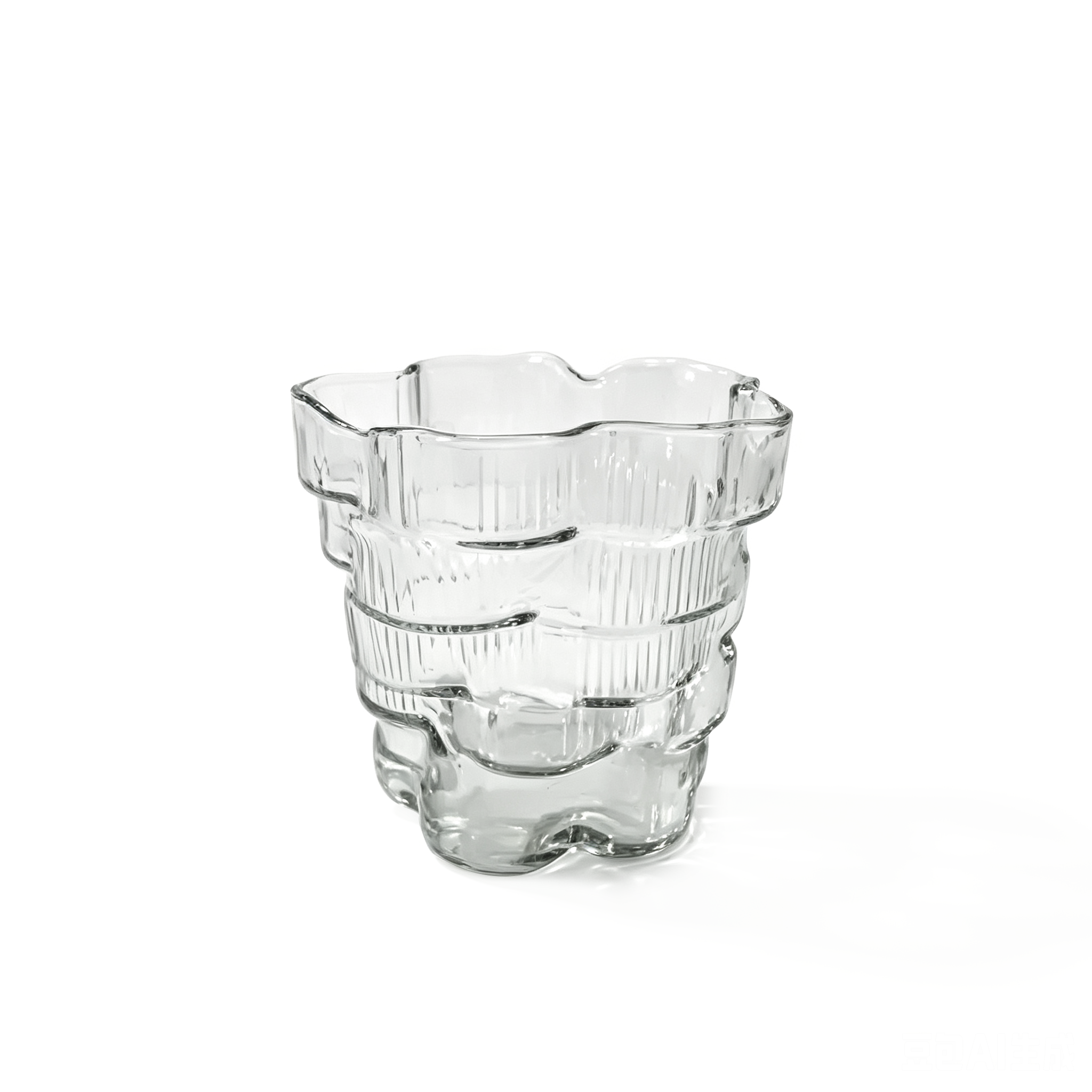 GA01058	 D6.5''H8.7''GLASS VASE6PCS/CASE