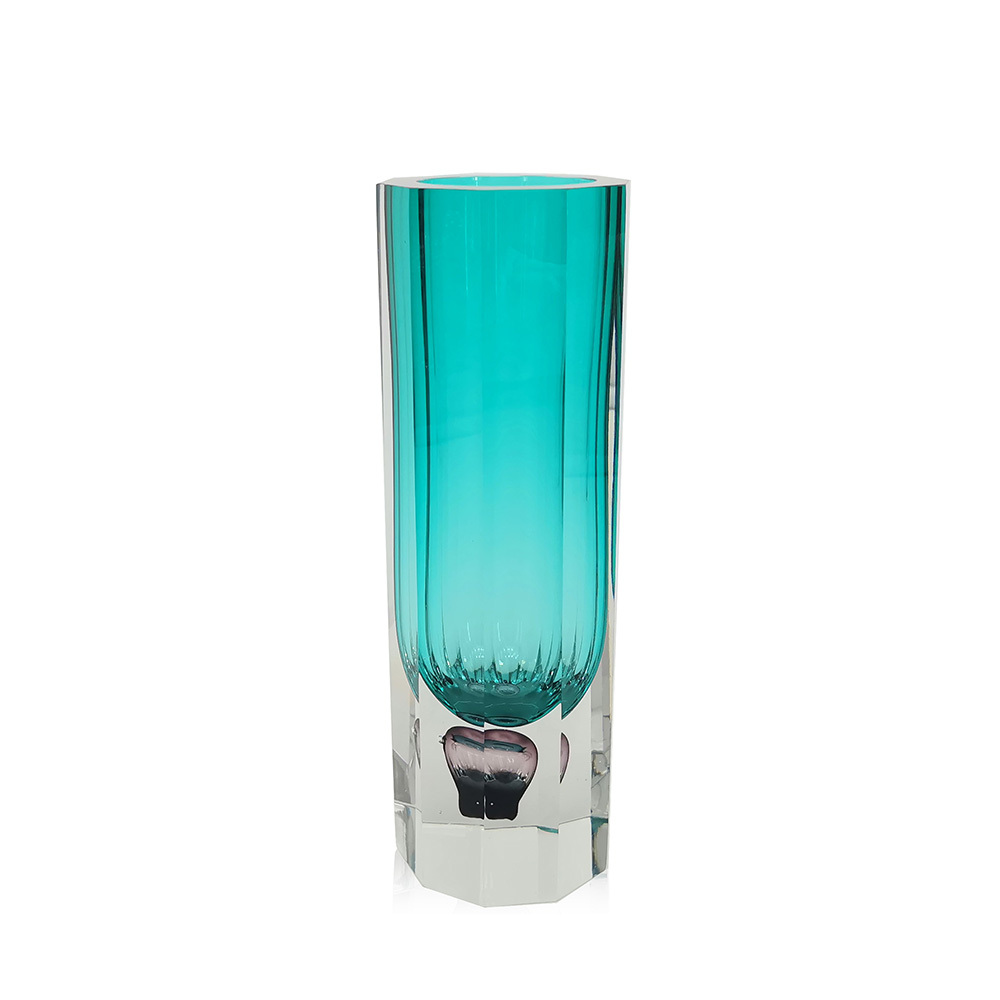 D4''H10.5''GLASS VASE