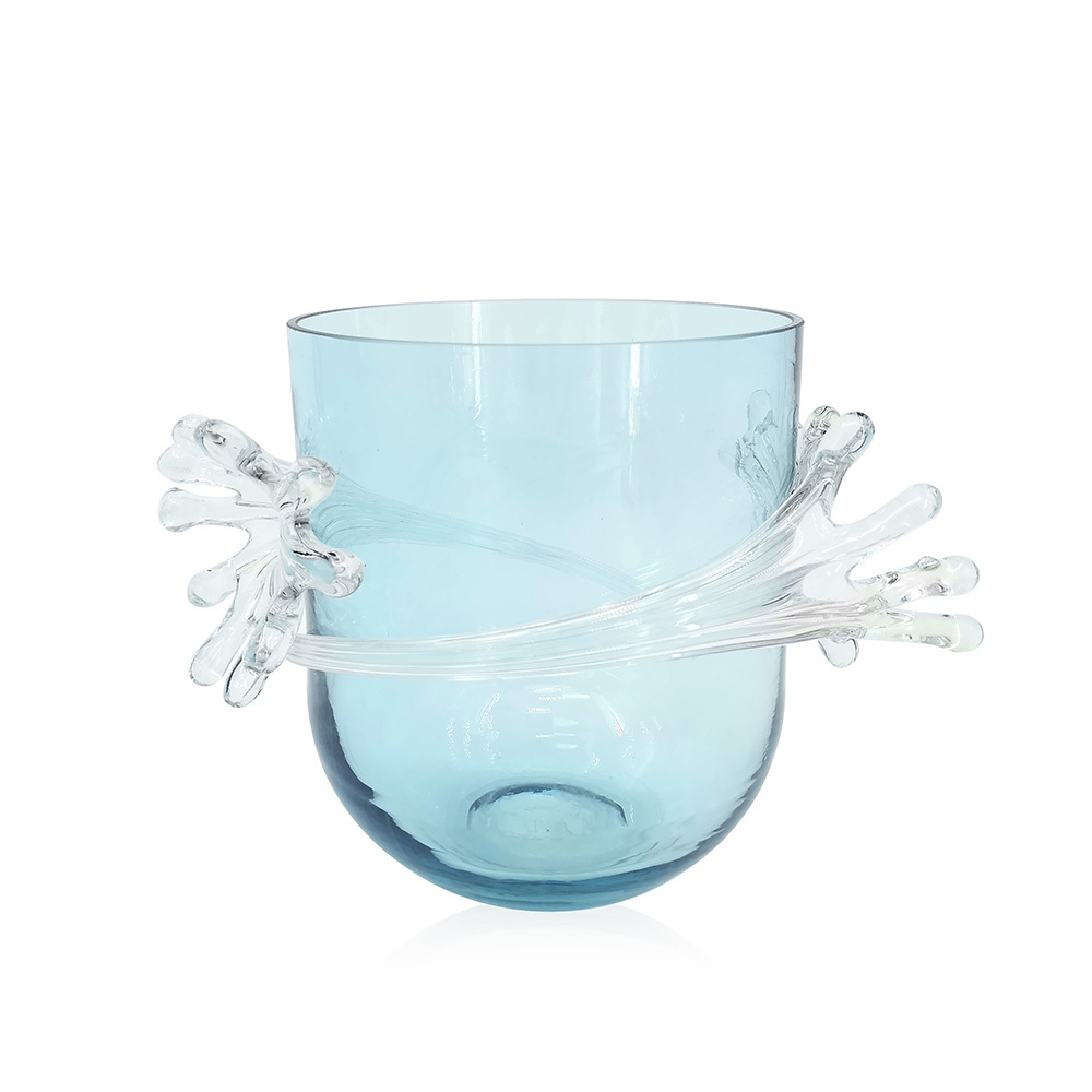 D13''H9.5''GLASS VASE