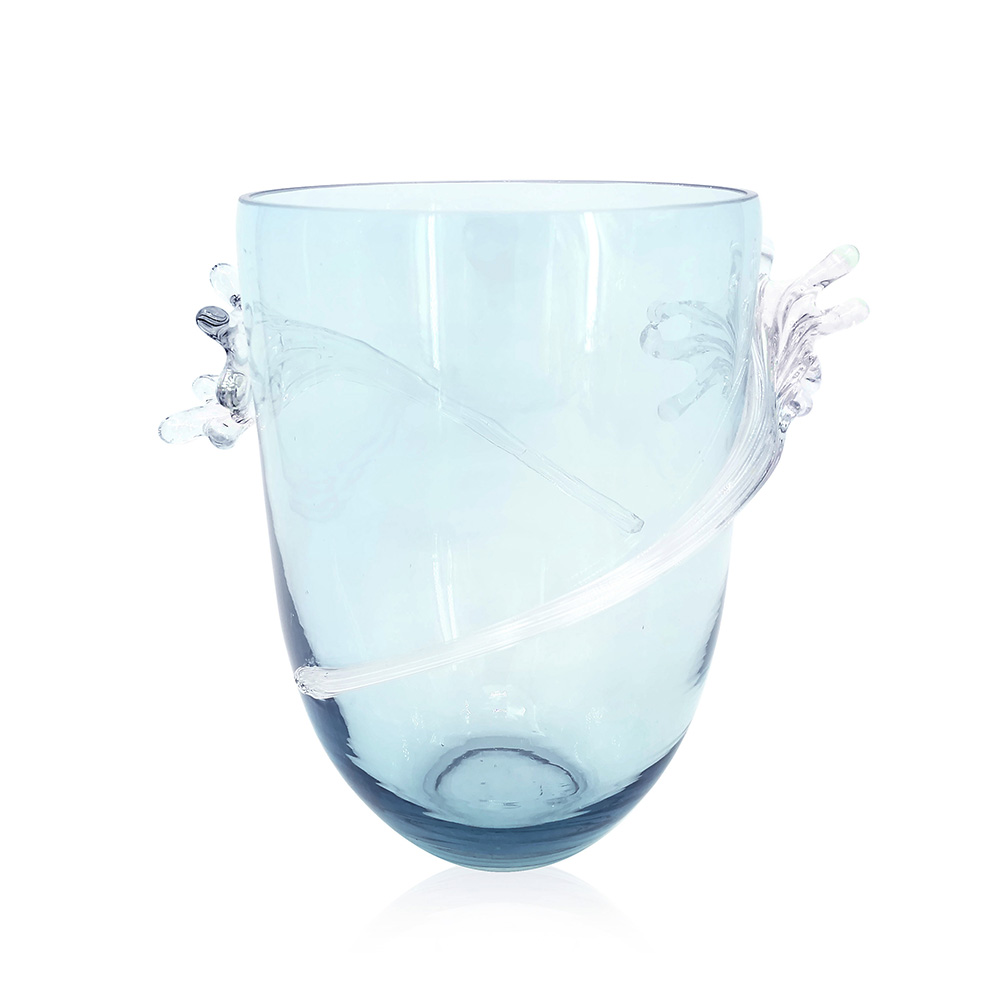 D14''H14''GLASS VASE