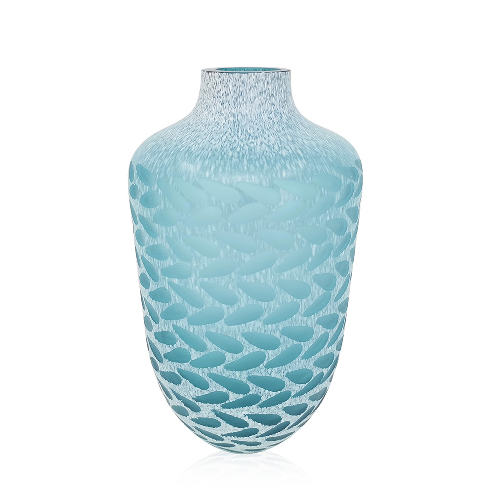 D10''H17.5''GLASS VASE