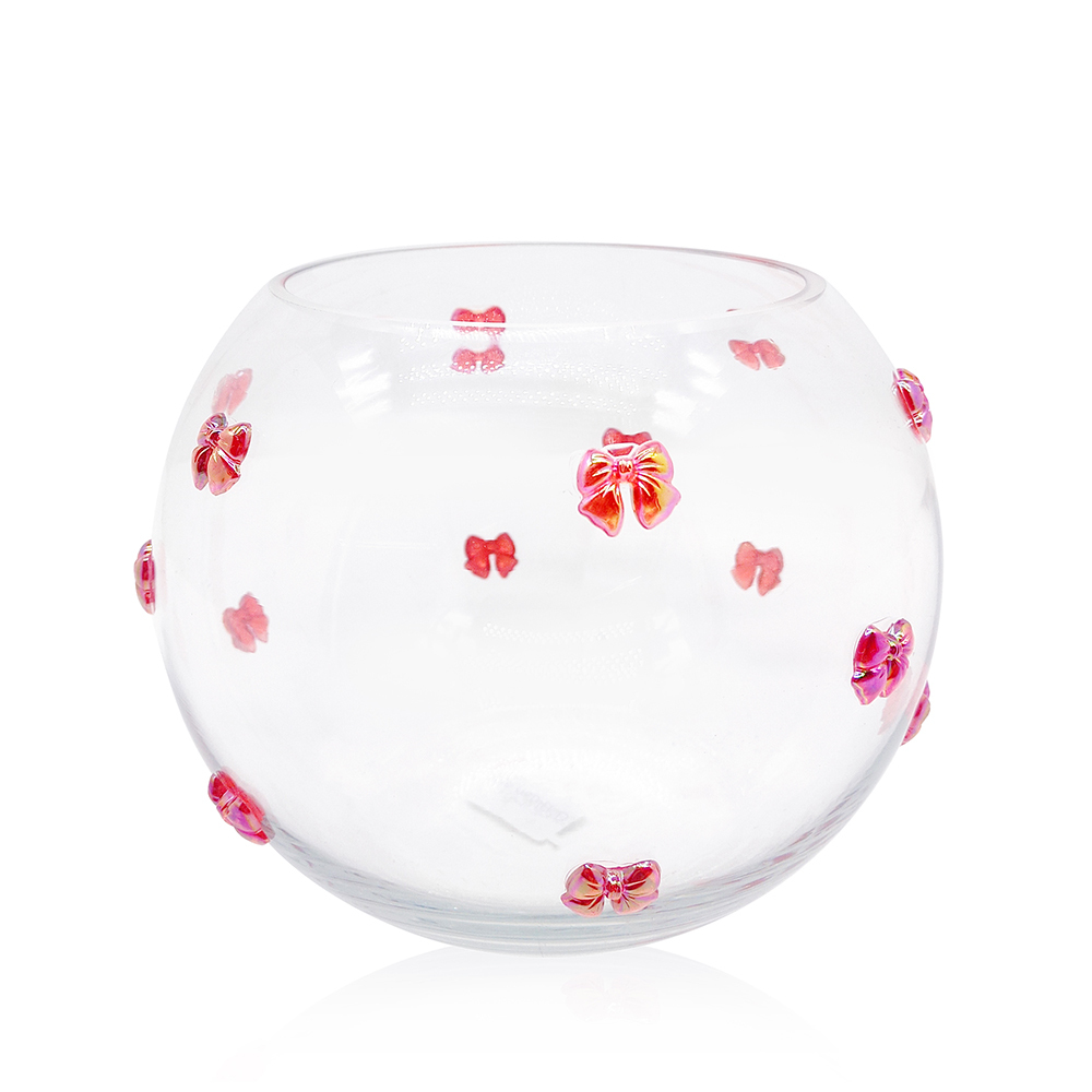 GA11004RD D8''H6''GLASS BALL