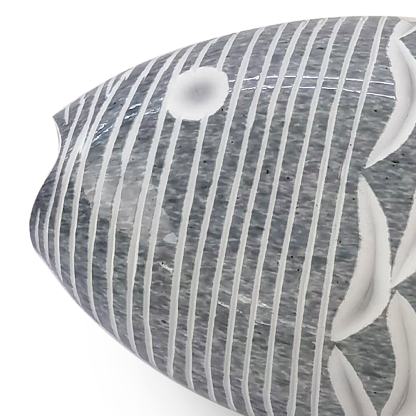 GA12003	 L16''W6''H3''GLASS FISH
