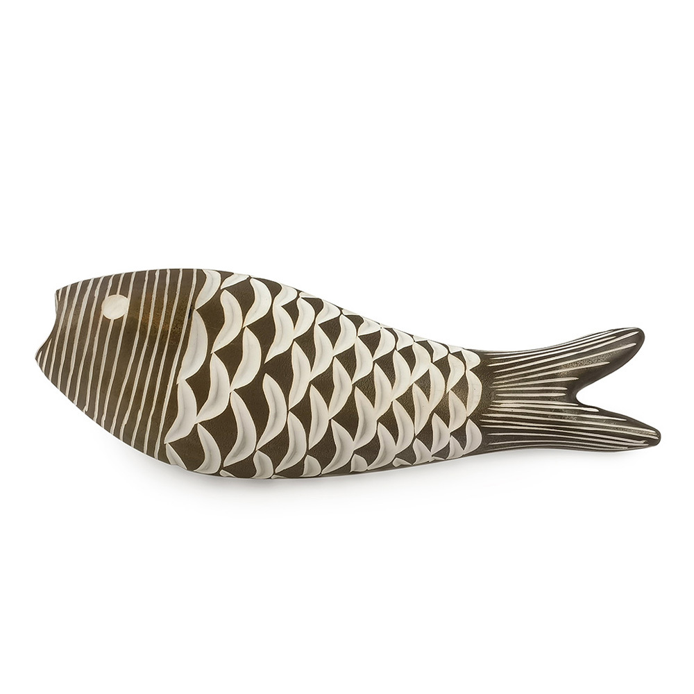 L16''W6''H3''GLASS FISH