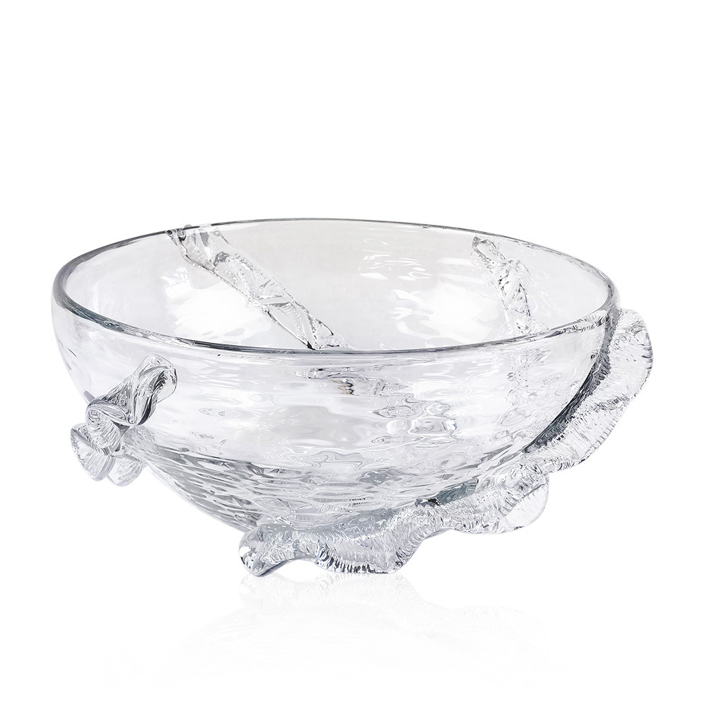D14''H6''GLASS BOWL