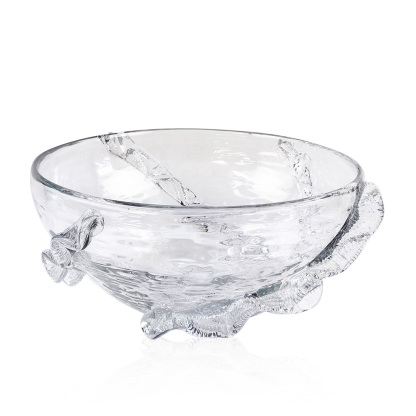 D14''H6''GLASS BOWL