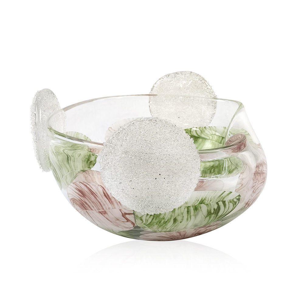 L11''W10''H6''GLASS BOWL