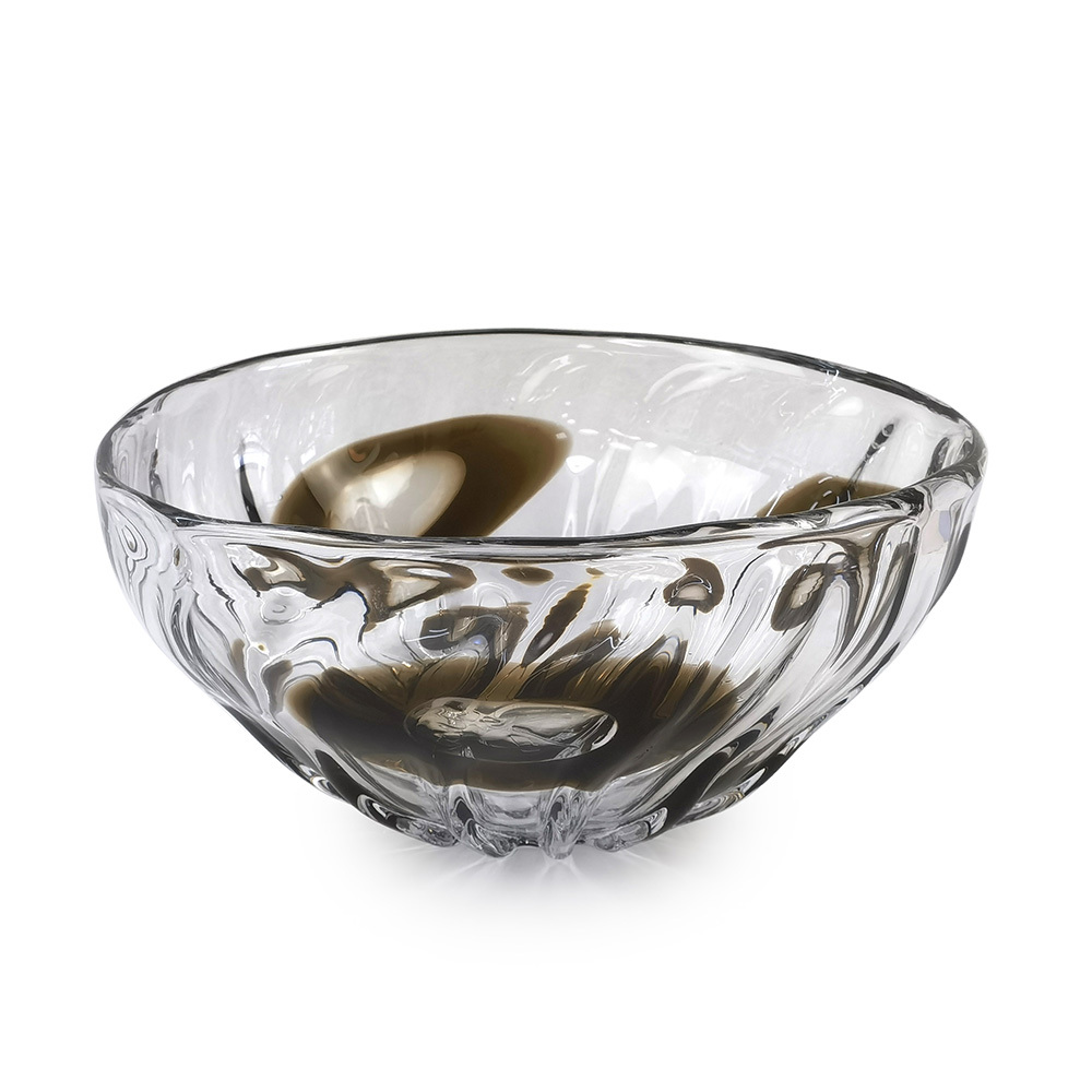D12''H6''GLASS BOWL