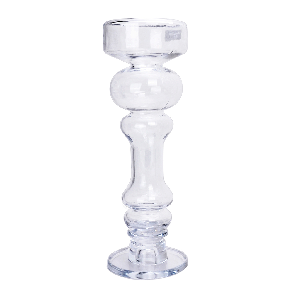 D5.9"H17.3" -  GLASS CANDLEHOLDER