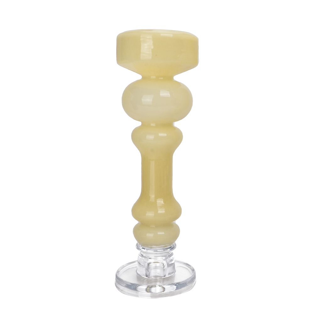 D4.3"H13.4" - GLASS CANDLEHOLDER