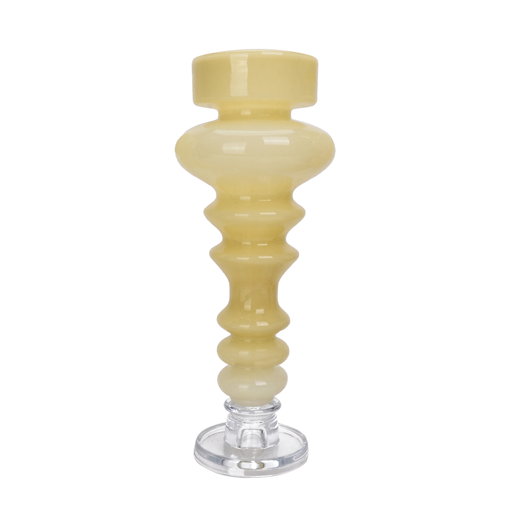 D5.9"H15.4" - GLASS CANDLEHOLDER
