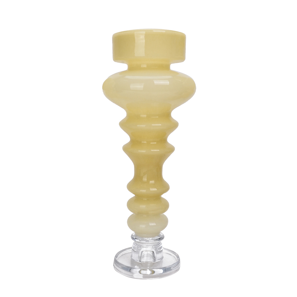D5.9"H15.4" - GLASS CANDLEHOLDER