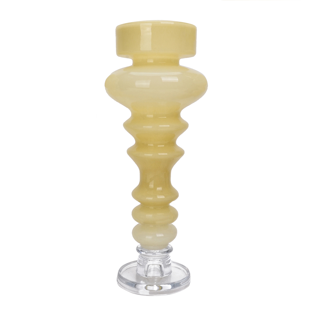 D5.9"H17.3" - GLASS CANDLEHOLDER