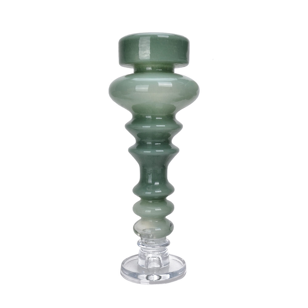 D5.9"H15.4" - GLASS CANDLEHOLDER