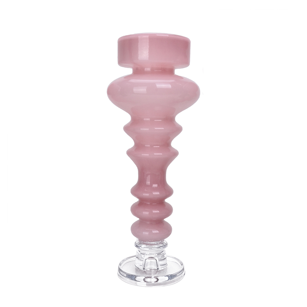 D5.9"H15.4" - GLASS CANDLEHOLDER