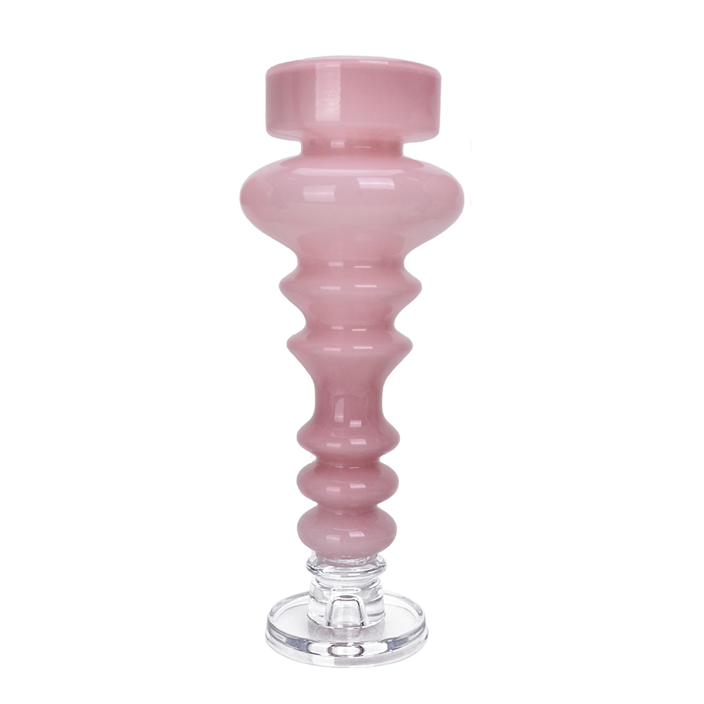 D5.9"H17.3" - GLASS CANDLEHOLDER