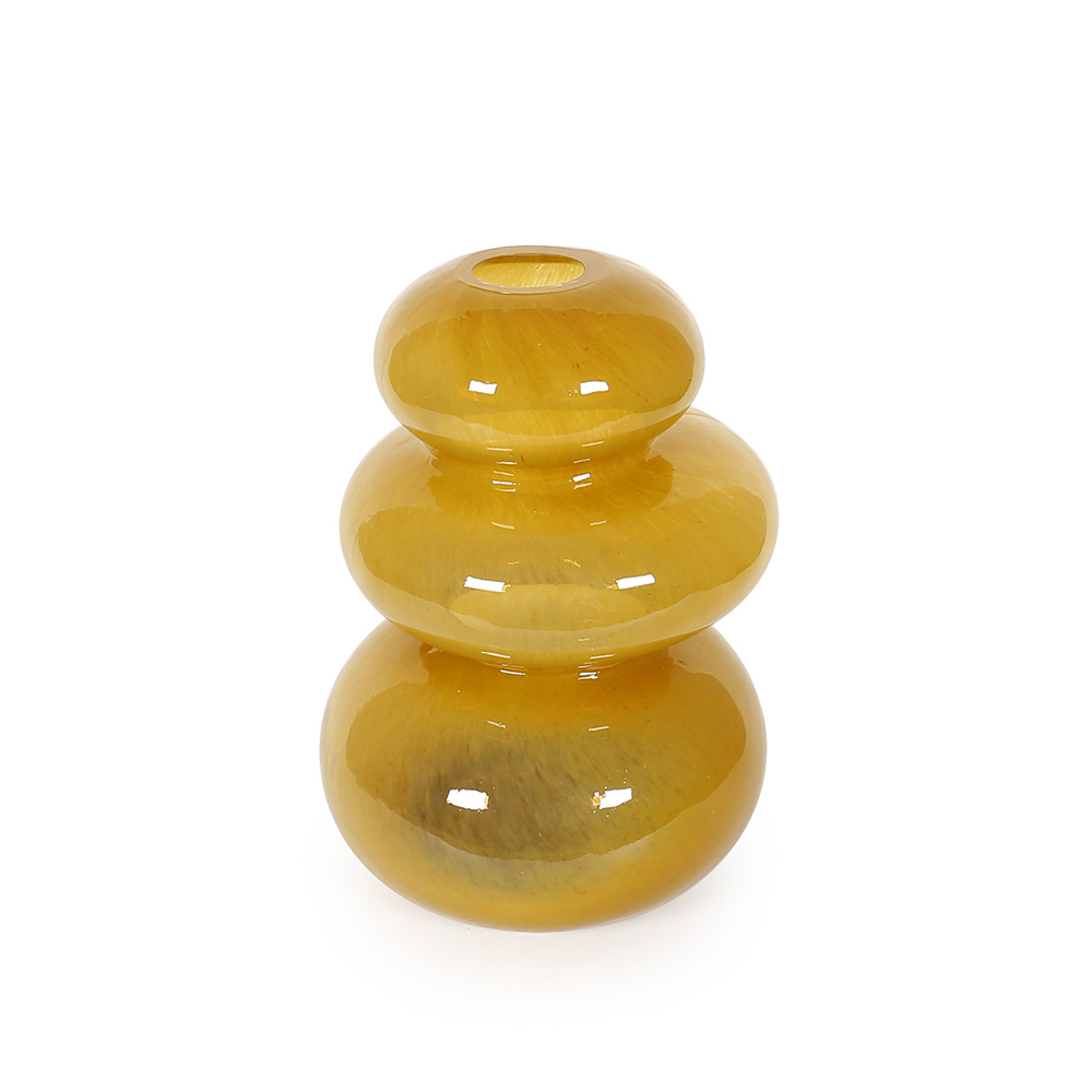 D6.5''H9''GLASS VASE