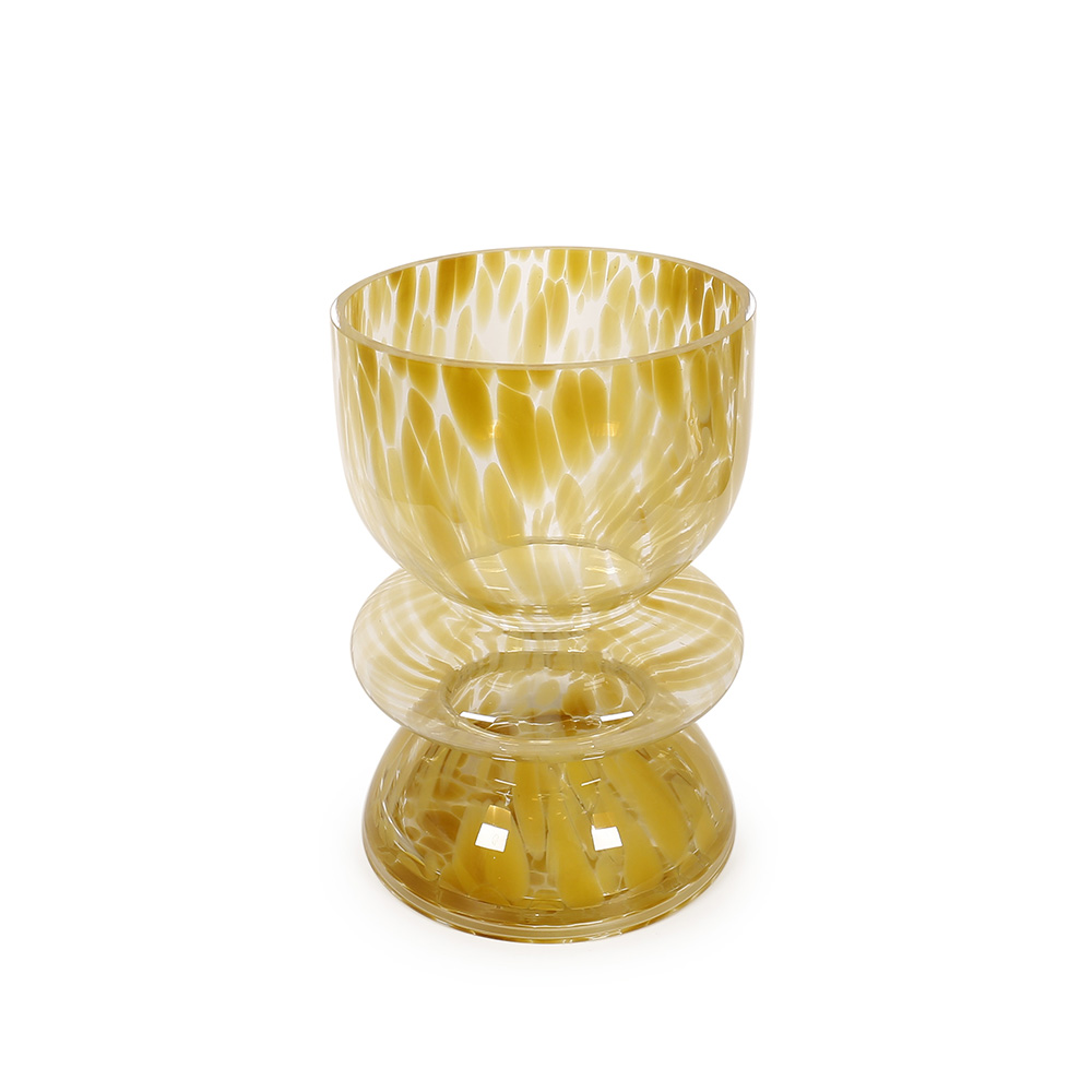 D6.5''H9.5''GLASS VASE