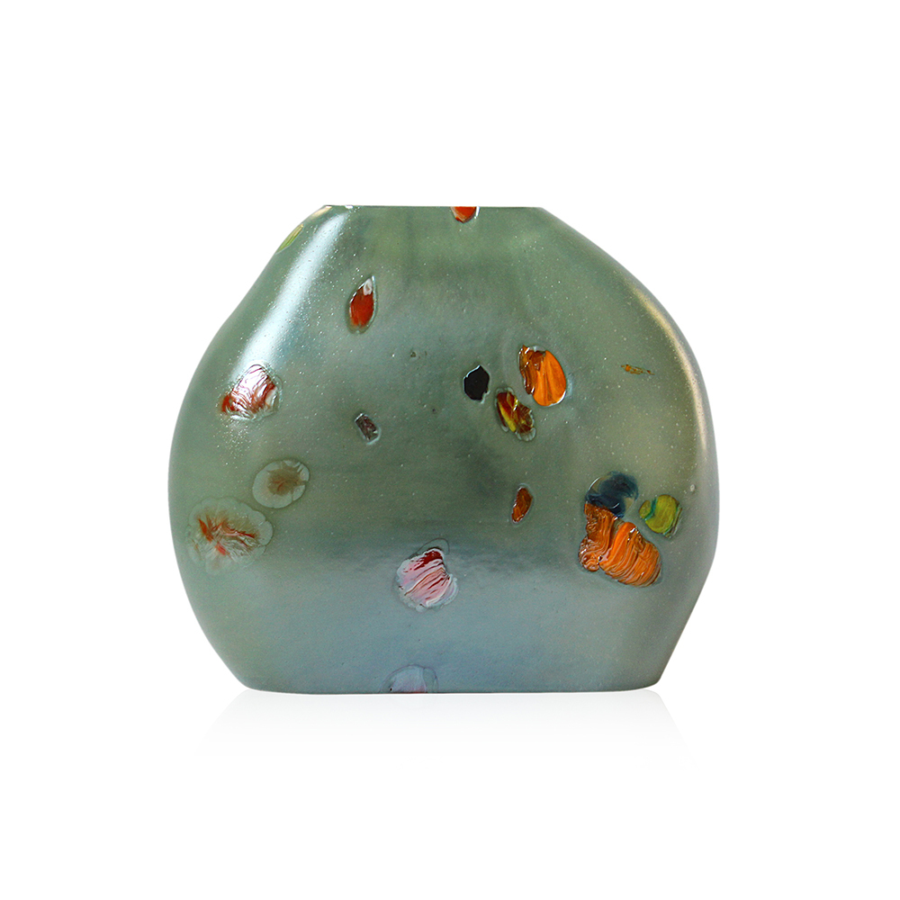 L9.5''W4''H9''GLASS VASE