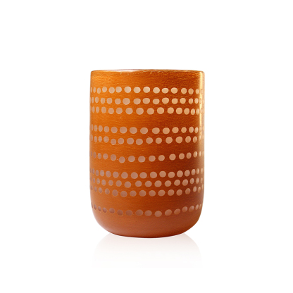 D6.5''H8''GLASS VASE