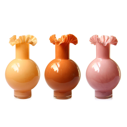 D6.5''H12''GLASS VASE