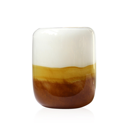 GA27021MT D7''H8.5''GLASS VASE