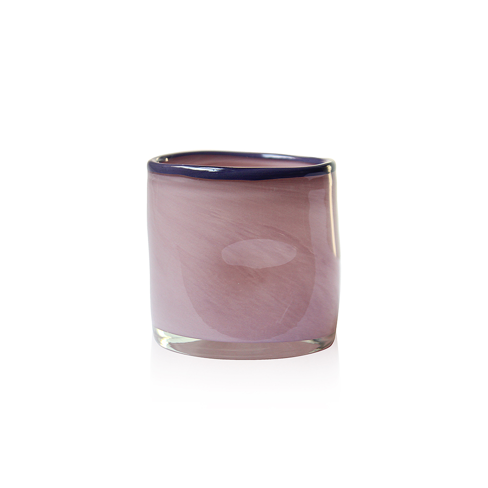 GA27023PR D4''H4''GLASS VASE