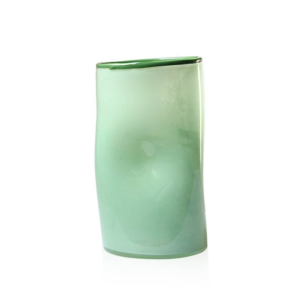 GA27024GR D5.5''H10''GLASS VASE