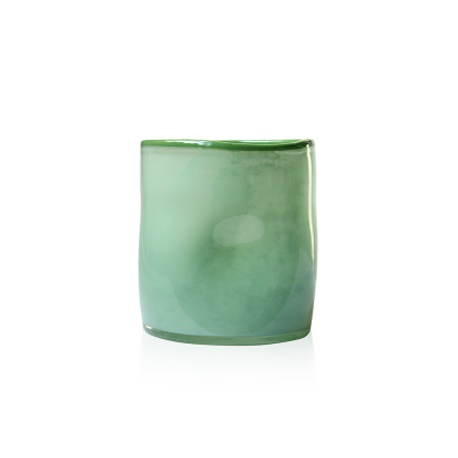 GA27025GR D6''H6.5''GLASS VASE