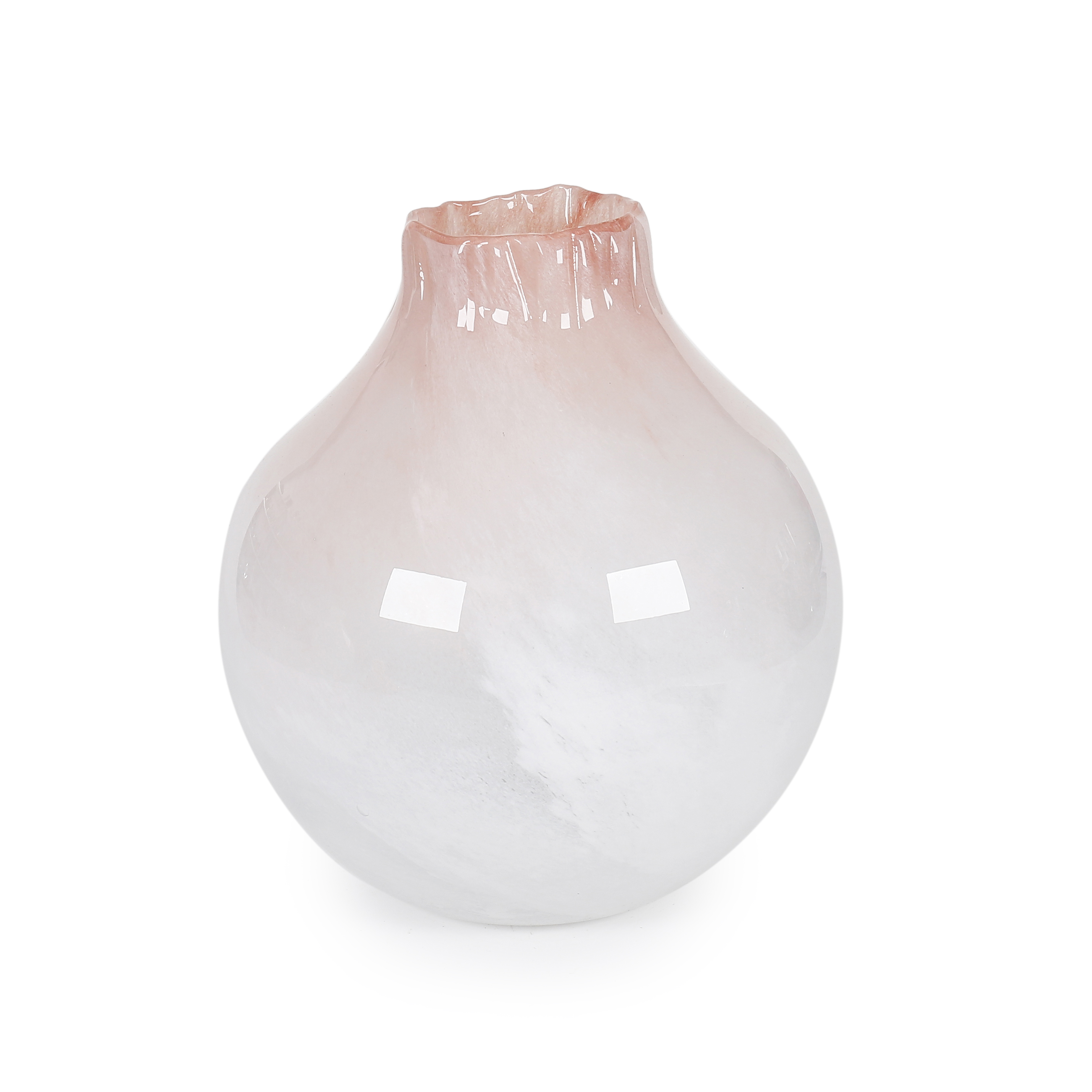 D7''H8.5''GLASS VASE