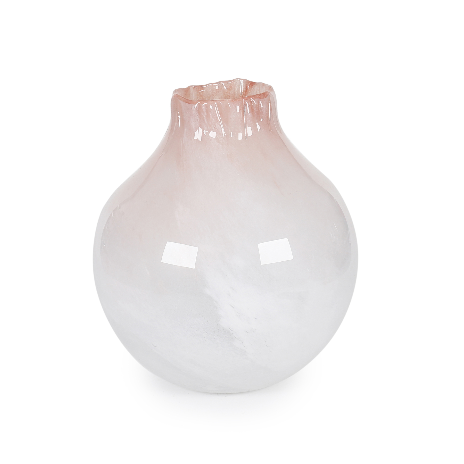 D7''H8.5''GLASS VASE