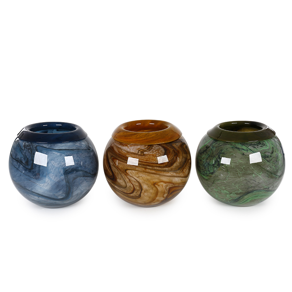 D6.5''H6''GLASS VASE