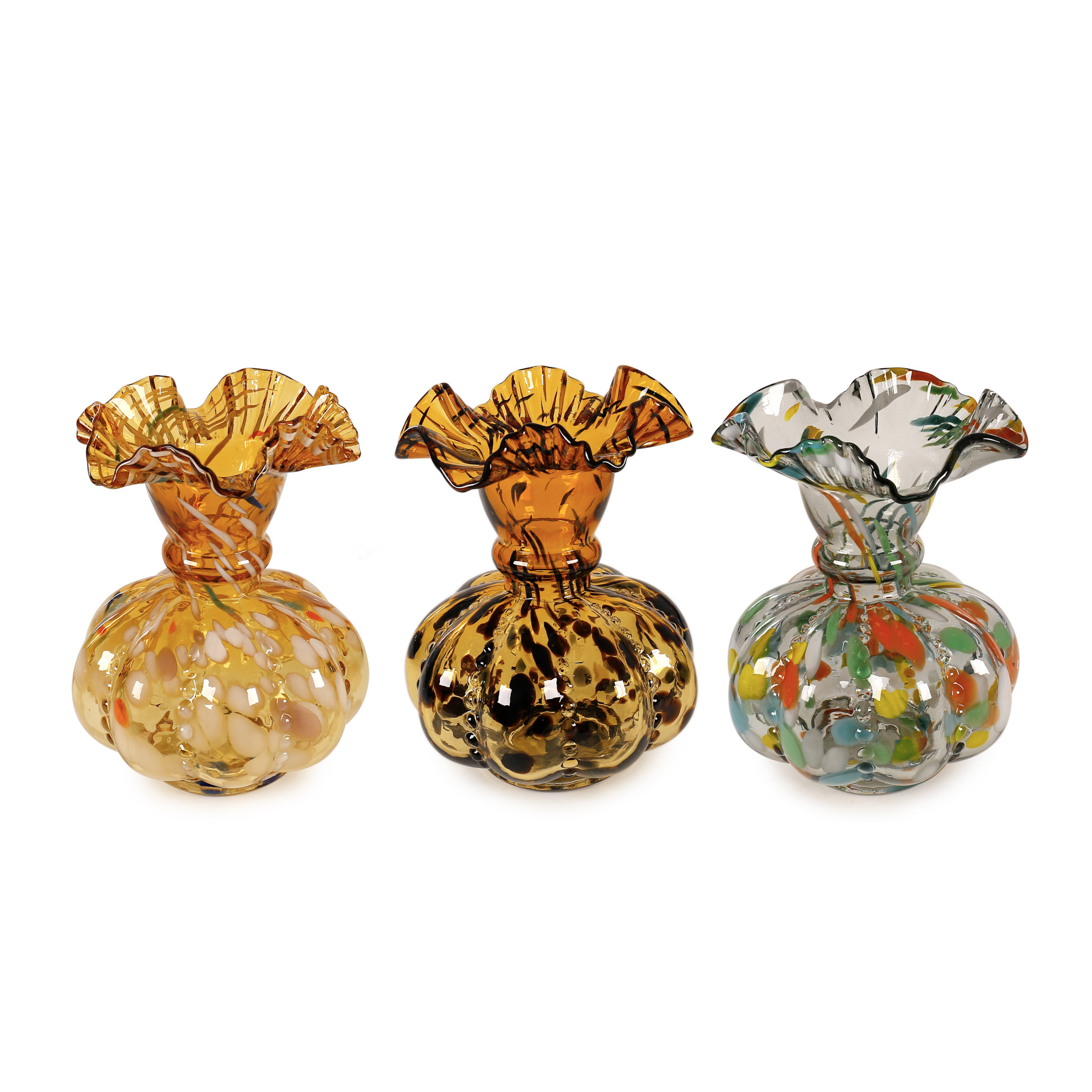 D7.5''H10''GLASS VASE