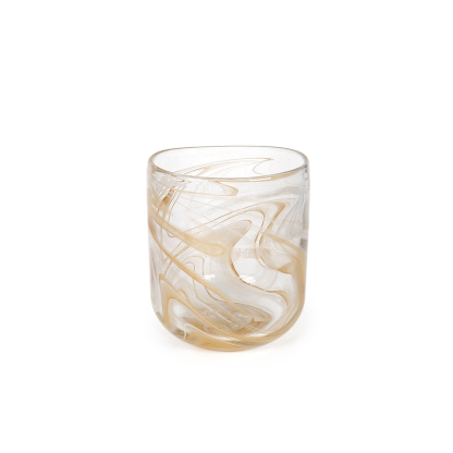 D6.5''H6.5''GLASS VASE