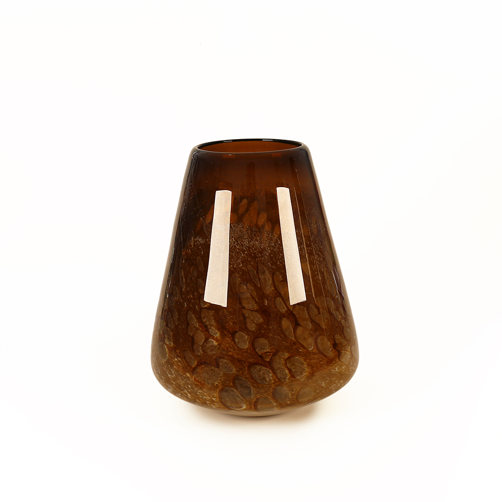 D8''H11.5''GLASS VASE