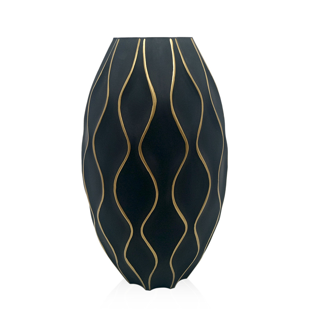 D7.9"H13.4"GLASS VASE